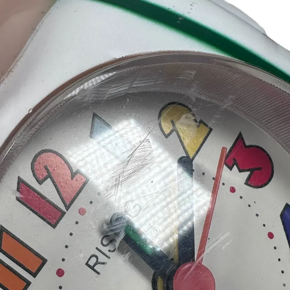 Vintage Rising Anime Plastic Alarm Clock‎ 8